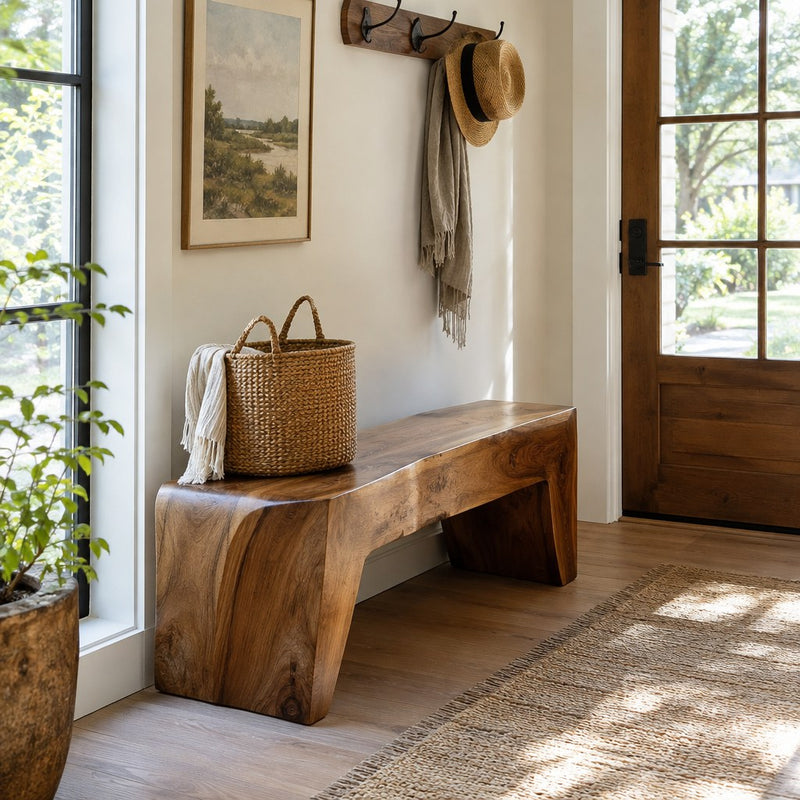 Benches & lighting